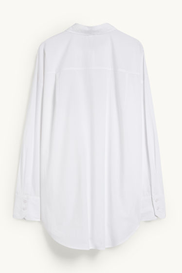 Damen - Bluse - weiß