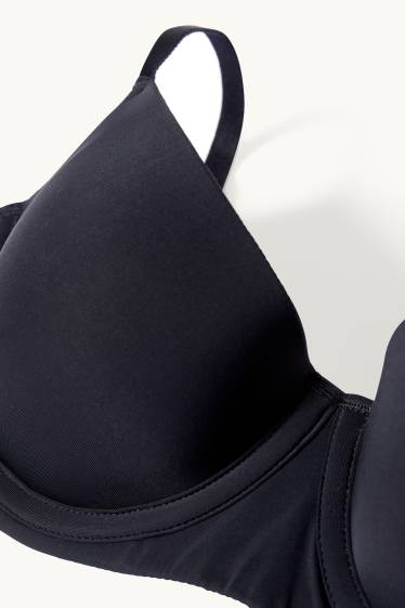 Dona - Sostenidors amb cèrcol - DEMI - enconxats - negre