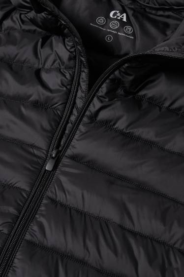 Hommes - Doudoune à capuche - noir