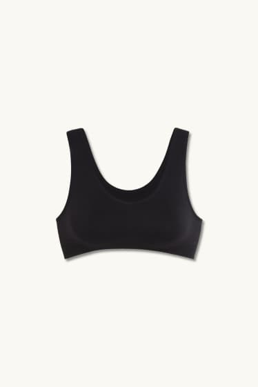 Damen - Bustier - seamless - schwarz