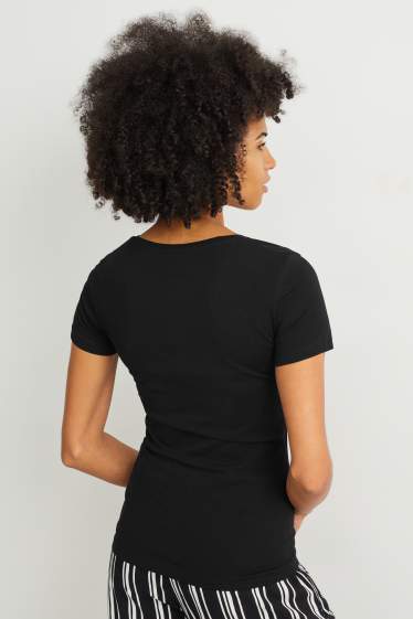 Femmes - T-shirt - noir