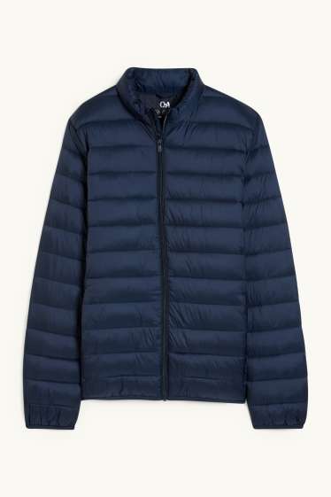 Men - Quilted jacket - dark blue