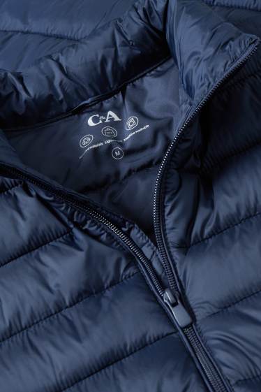 Men - Quilted jacket - dark blue