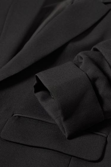 Women - Blazer - relaxed fit - black