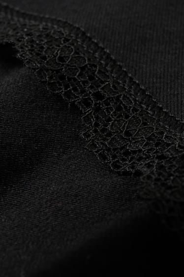 Women - Multipack of 4 - briefs - black