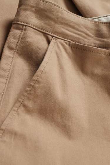 Uomo - Pantaloni chino - regular fit - marrone chiaro