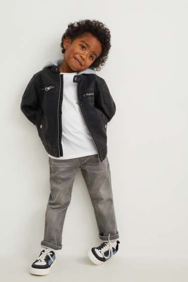 Kinder Jungen - Straight Jeans - Jog Denim - jeansgrau
