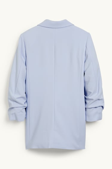 Women - Blazer - relaxed fit - light blue