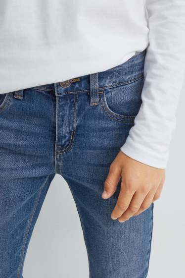 Kinderen: jongens - Skinny jeans - jeansblauw