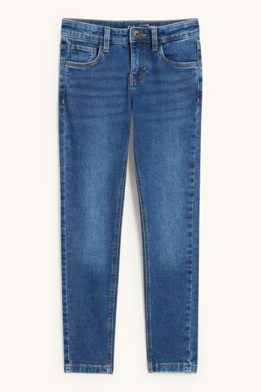 Children Girls - Skinny jeans - LYCRA® - blue denim