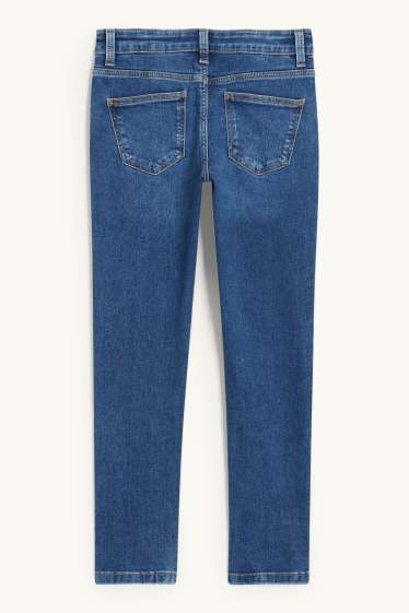 Children Girls - Skinny jeans - LYCRA® - blue denim