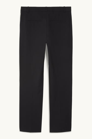 Dona - Pantalons formals - mid waist - slim fit - Mix & Match - negre