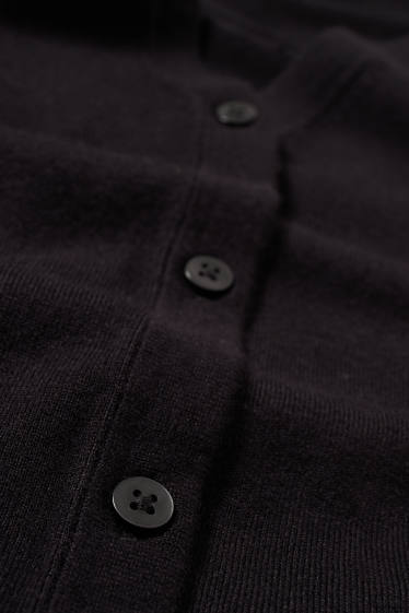 Dona - Jaqueta de punt bàsica - negre