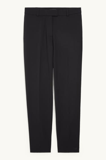 Dona - Pantalons formals - mid waist - slim fit - Mix & Match - negre
