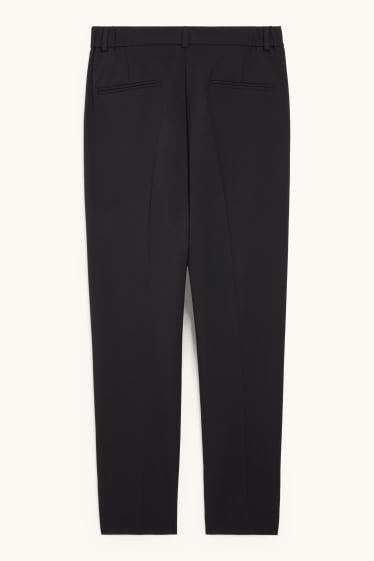 Dona - Pantalons formals - mid waist - slim fit - Mix & Match - negre