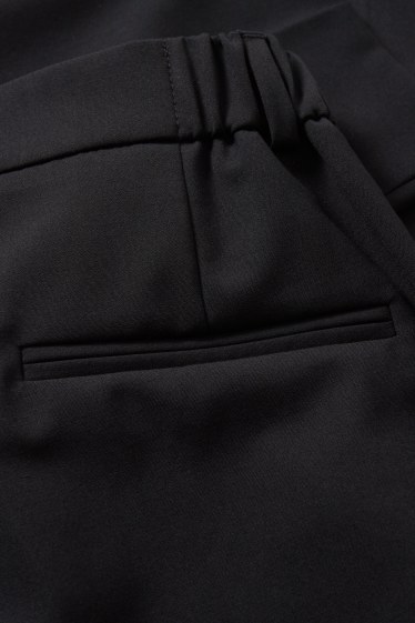 Dona - Pantalons formals - mid waist - slim fit - Mix & Match - negre