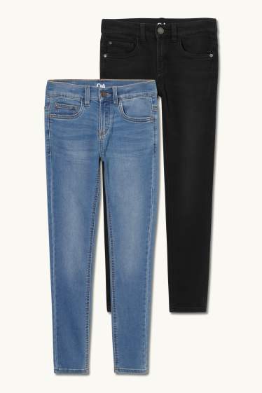 Nen - Paquet de 2 - skinny jeans - jog denim - texà blau