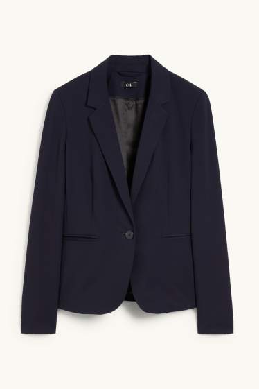 Damen - Business-Blazer - tailliert - Mix & Match  - dunkelblau