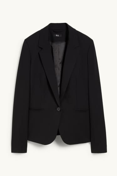 Femmes - Blazer de bureau - cintré - Mix & Match - noir