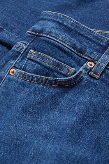 Femmes - Skinny jean - high waist - jean bleu