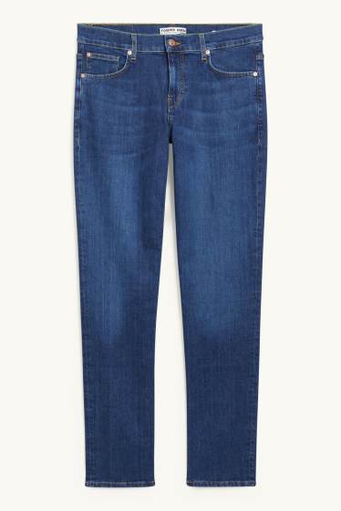 Pánské - Slim jeans - džíny - modré