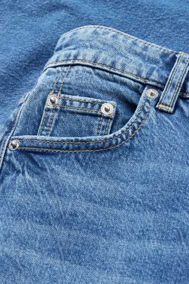 Women - CLOCKHOUSE - wide leg jeans - high waist - blue denim
