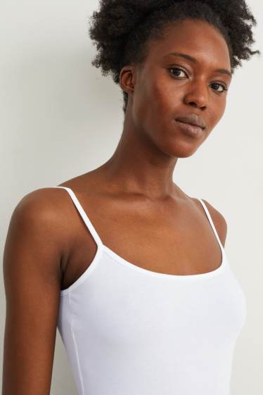 Women - Multipack of 2 - basic top - white / white