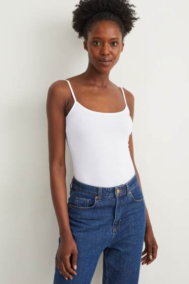 Women - Multipack of 2 - basic top - white / white