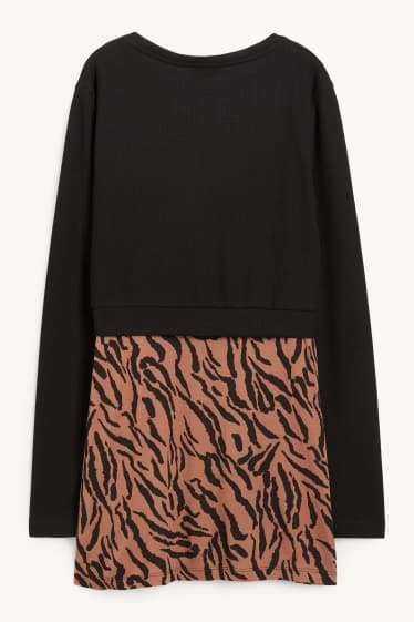 Dona - Dessuadora de lactància - look 2 en 1 - negre