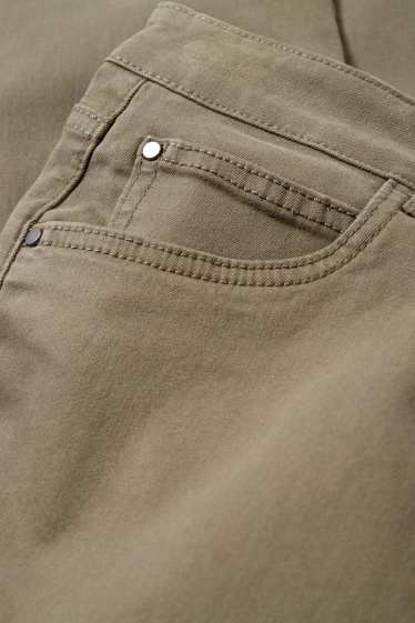 Women - Mom jeans - high waist - green