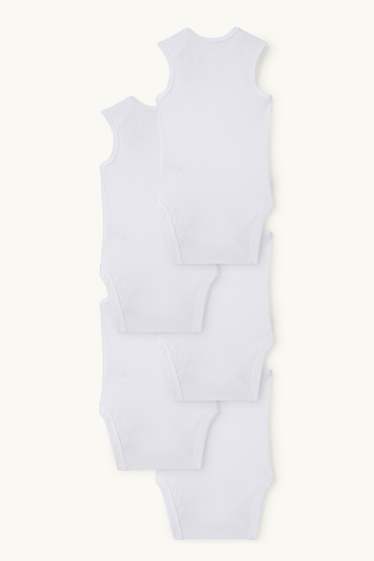 Unisexe - Lot de 5 - body pour bébé - blanc