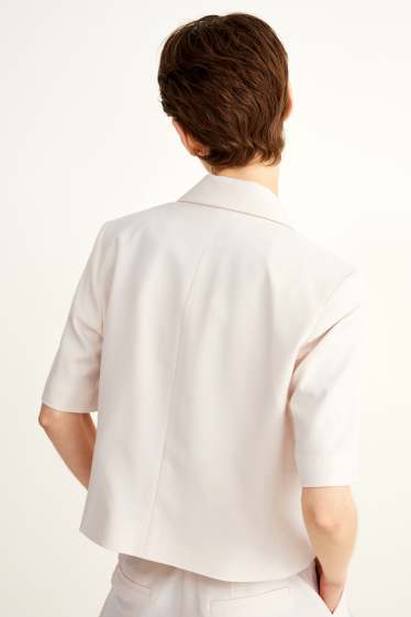 Damen - Blazer - Regular Fit - cremeweiß