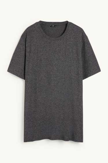 Herren - T-Shirt - schwarz-melange