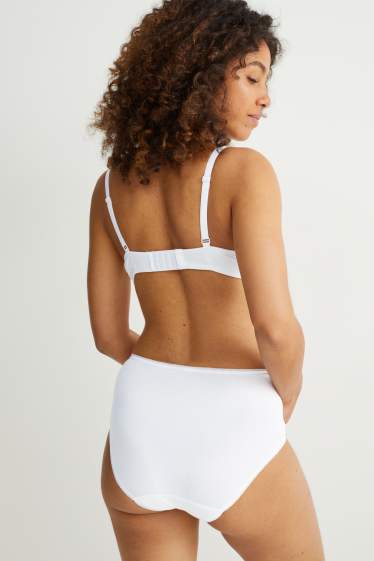 Femmes - Lot de 3 - culotte de grossesse - blanc