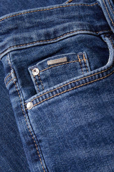 Women - Bootcut jeans - mid-rise waist - LYCRA® - blue denim