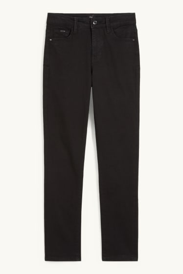Femmes - Slim jean - mid waist - shaping jean - LYCRA® - noir