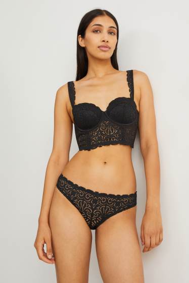 Dames - Slip - zwart