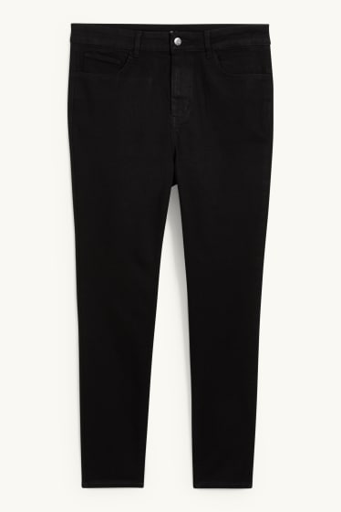 Donna - Jegging jeans - vita alta - nero