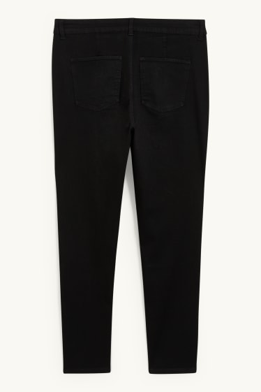 Donna - Jegging jeans - vita alta - nero