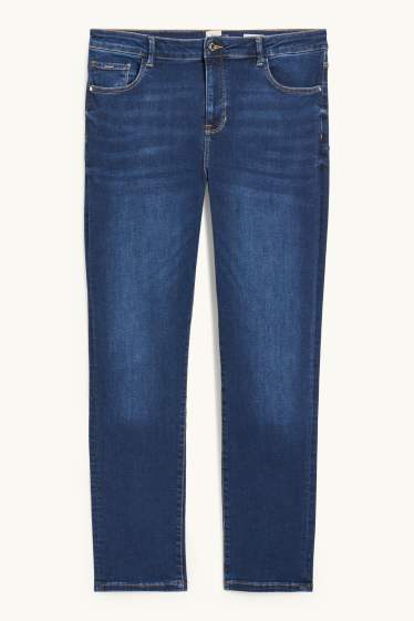 Damen - Slim Jeans - High Waist - Shaping-Jeans - LYCRA® - jeansblau