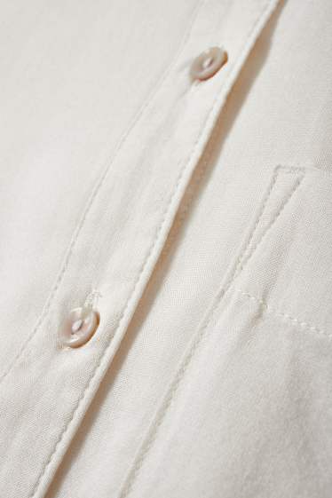 Dames - Blouse - crème wit