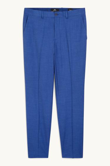 Men - Mix-and-match trousers - regular fit - Flex - LYCRA® - dark blue