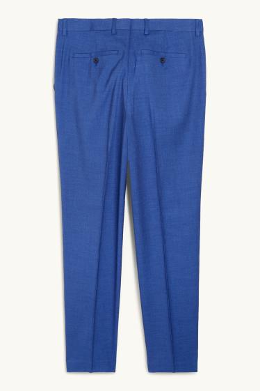 Men - Mix-and-match trousers - regular fit - Flex - LYCRA® - dark blue