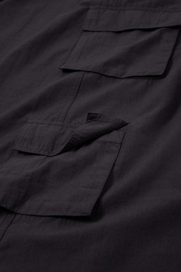 Women - Cargo skirt - black