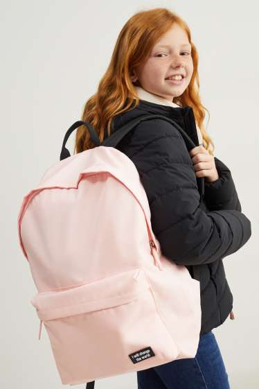 Kinder Mädchen - Rucksack - rosa