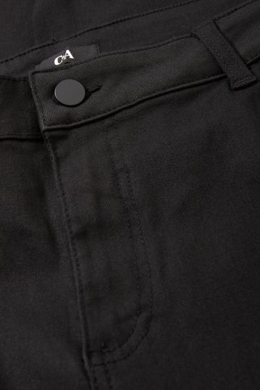 Dona - Straight jeans - high waist - negre