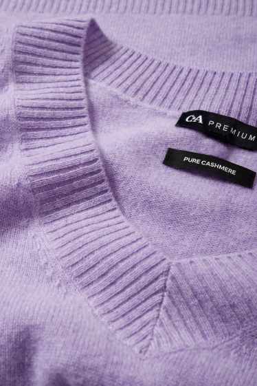Femmes - Pullover en cachemire - violet clair