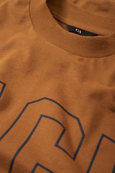 Men - Long sleeve top - havanna