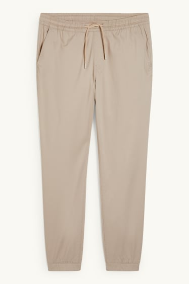 Men - Trousers - slim fit - light beige