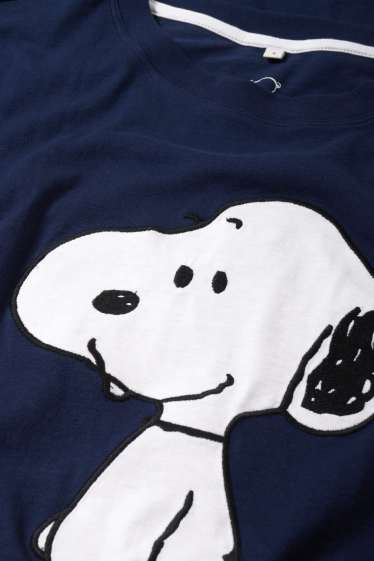 Femmes - Chemise de nuit - Snoopy - bleu foncé